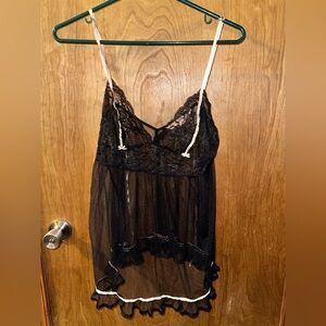 Victoria’s Secret Lace Flyaway Babydoll
